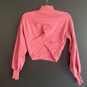 Forever 21 Pink Cowl Neck Sweater